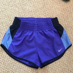 Indigo Nike running shorts